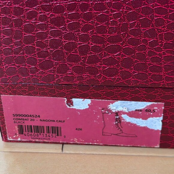 Tamara Mellon Nagoya Black Combat Boots Sz 40.5 - Picture 9 of 10